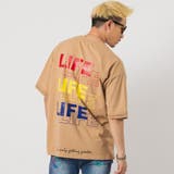 BEIGE | シグナルロゴビッグシルエットTシャツ | REGIEVO