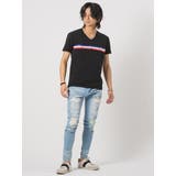 トリコロールラインVネックTシャツ | REGIEVO | 詳細画像7