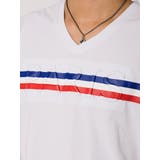 トリコロールラインVネックTシャツ | REGIEVO | 詳細画像13