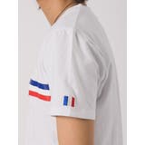 トリコロールラインVネックTシャツ | REGIEVO | 詳細画像14
