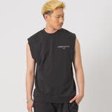 BLACK | ピグメント加工ノースリーブTシャツ | REGIEVO