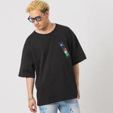 BLACK | リフレクタービッグシルエット Tシャツ | REGIEVO