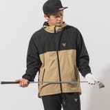 BEIGE×BLK | ナイロンバックロゴマウンテンパーカー | REGIEVO