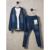 NAVY | カットデニムセットアップ | REGIEVO