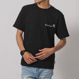 BLACK | ワッフルロゴ刺繍Tシャツ | REGIEVO