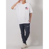 星条旗柄ビッグシルエットTシャツ | REGIEVO | 詳細画像3