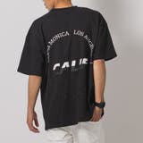 BLACK | サークルプリントビッグTシャツ | REGIEVO