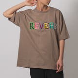 グレージュ | ダブル刺繍ビッグシルエットTシャツ | REGIEVO