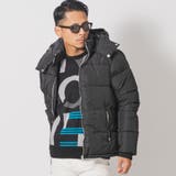 BLACK | シリコンプリント撥水中綿ブルゾン | REGIEVO