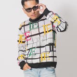 WHT×COLOR | チェック×ロゴジャガードクルーネックニット | REGIEVO