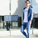 サイドラインデニム裏毛セットアップ | REGIEVO | 詳細画像1