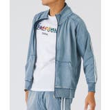 【セットアップ可】トラックジャケット スウェット デニム ジャケット | REGIEVO | 詳細画像4