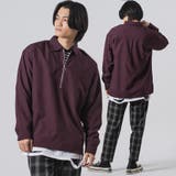 WINE | ビッグシルエットハーフジップシャツ | REGIEVO