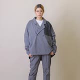 GRAY | ワイドシルエットバイカラーセットアップ | REGIEVO