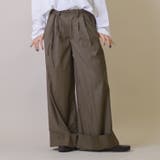 KHAKI | ワイドシルエットパンツ | REGIEVO