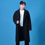 BLACK | ウールライクビッグシルエットロングコート | REGIEVO