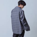 BLACK | チェックオーバーシャツ | REGIEVO