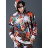 総柄転写ドロップショルダーパーカー | REGIEVO | 詳細画像17