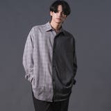 BLK×GRY | クレイジーオーバーシャツ | REGIEVO