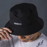 BLACK | REGIEVOロゴ刺繍バケットハット | REGIEVO