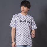 WHITE | モノグラムプリントTシャツ | REGIEVO
