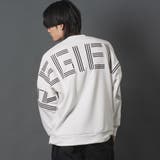 WHITE | ビッグシルエットアーチロゴトレーナー | REGIEVO