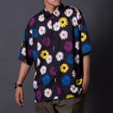 BLK×COL | フラワープリントシャツ | REGIEVO
