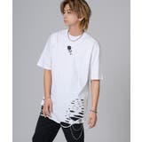 ローズ刺繍グランジTシャツ | REGIEVO | 詳細画像3 