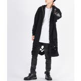 グランジ加工 ロングパーカー メンズ モード ストリート | REGIEVO | 詳細画像16 