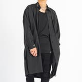 ブラック | ロングシャツ メンズ シャツ モード ストリート系 シャツコート | REGIEVO