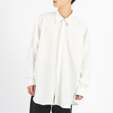 ホワイト | ジャガード切り替えシャツ メンズ シャツ モード ストリート系 | REGIEVO