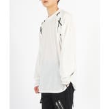 レースアップ ロンT メンズ 長袖Tシャツ モード ストリート | REGIEVO | 詳細画像3