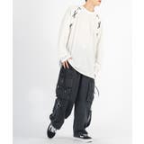 レースアップ ロンT メンズ 長袖Tシャツ モード ストリート | REGIEVO | 詳細画像14