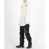 レースアップ ロンT メンズ 長袖Tシャツ モード ストリート | REGIEVO | 詳細画像15