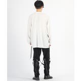 レースアップ ロンT メンズ 長袖Tシャツ モード ストリート | REGIEVO | 詳細画像17