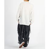 レースアップ ロンT メンズ 長袖Tシャツ モード ストリート | REGIEVO | 詳細画像18