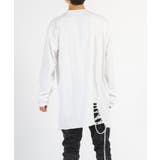 ロンT メンズ 長袖Tシャツ グランジ加工 モード ストリート | REGIEVO | 詳細画像4
