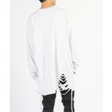 ロンT メンズ 長袖Tシャツ グランジ加工 モード ストリート | REGIEVO | 詳細画像10