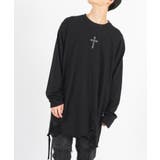 ロンT メンズ 長袖Tシャツ グランジ加工 モード ストリート | REGIEVO | 詳細画像11