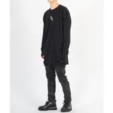 ロンT メンズ 長袖Tシャツ グランジ加工 モード ストリート | REGIEVO | 詳細画像21