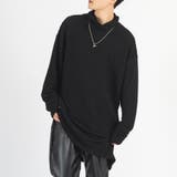 ブラック | タートルネック ロンT ネックレス付き | REGIEVO