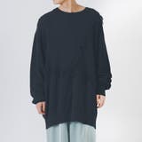 ブラック | ケーブル編 オーバーサイズニット メンズ ビッグシルエット セーター | REGIEVO
