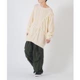 ケーブル編 オーバーサイズニット メンズ ビッグシルエット セーター | REGIEVO | 詳細画像15