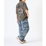 ワイドパンツ メンズ デニム カーゴ ストリート系 ビッグシルエット | REGIEVO | 詳細画像20 