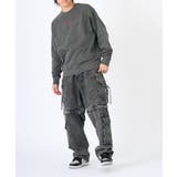 ワイドパンツ メンズ デニム カーゴ ストリート系 ビッグシルエット | REGIEVO | 詳細画像21 