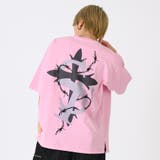 ピンク | バックプリントビッグTシャツ | REGIEVO