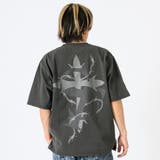 チャコール | バックプリントビッグTシャツ | REGIEVO