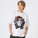 ホワイト | フロントプリントビッグTシャツ | REGIEVO