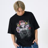 ブラック | フロントプリントビッグTシャツ | REGIEVO