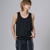 2ブラック | ラメボーダータンクトップ | REGIEVO